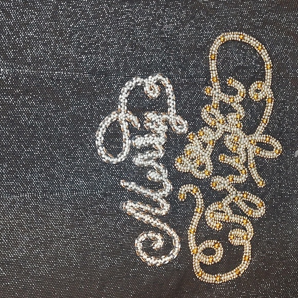 New Silver Metallic Decorative Table Runner by BH Beekman "Merry & Bright" 16x72 - Picture 2 of 7